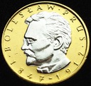 Złote Lata PRL 10 zł Prus Platerowanie Złoto i Rod