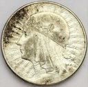 10 zł złotych 1933 Głowa kobiety Polonia SREBRO