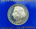50 zł złotych 1972 Fryderyk Chopin Szopen SREBRO
