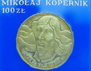 100 zł złotych 1973 Mikołaj Kopernik SREBRO