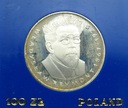 100 zł złotych 1977 Władysław Reymont SREBRO