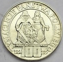 100 zł złotych 1966 Mieszko Dąbrówka Millenium