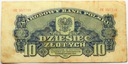 1944 10 zł złotych Obowiązkowym, seria CE