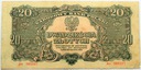 1944 20 zł złotych Obowiązkowe, seria Ah