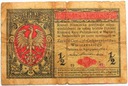 1916 1/2 marki polskiej seria B Generał