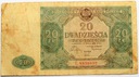 1946 20 zł, Dwadzieścia Złotych, Seria E