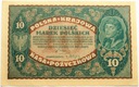 1919 10 Dziesięć Marek Polskich II Serja DY