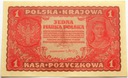1919 1 Jedna Marka Polska I Serja ER