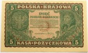 1919 5 Pięć Marek Polskich II Serja K