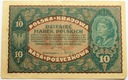 1919 10 Dziesięć Marek Polskich II Serja BO