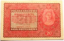 1919 20 Dwadzieścia Marek Polskich II Serja B