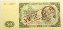 WZÓR 1948 50 zł Pięćdziesiąt Złotych, seria EL
