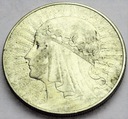 10 zł złotych 1933 Głowa kobiety Polonia SREBRO