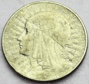 5 zł złotych 1933 Głowa kobiety Polonia SREBRO