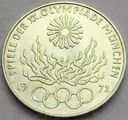 Niemcy 10 marek 1972 Monachium znicz SREBRO