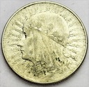 5 zł złotych 1933 Głowa kobiety Polonia SREBRO