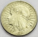 10 zł złotych 1933 Głowa kobiety Polonia SREBRO