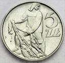 5 zł pięć złotych z Rybakiem 1973 Rybak