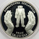10 zł złotych 1998 Deklaracja Praw Człowieka