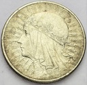 10 zł złotych 1932 Głowa kobiety Polonia SREBRO