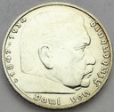 Niemcy 5 Marek 1936 Hindenburg SREBRO