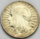 5 zł złotych 1933 Głowa kobiety Polonia SREBRO