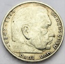 Niemcy 5 Marek 1935 Hindenburg SREBRO