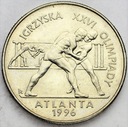 2 zł złote 1995 Atlanta Zapasy Igrzyska