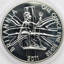 Anglia 2 Funty 2011 Britannia SREBRO UNCJA