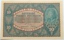 1919 10 Dziesięć Marek Polskich II Serja BO