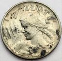 1 zł złoty 1925 Kobieta i kłosy, żniwiarka ŁADNA