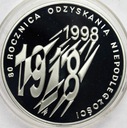 10 zł złotych 1998 R. Odzyskania Niepodległości
