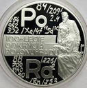 20 zł złotych 1998 Skłodowska Polon i Rad