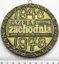 Medal XXX Lat Gazeta Zachodnia