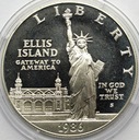 USA 1 Dolar 1986 Statua Wolności SREBRO
