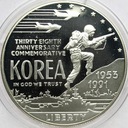 USA 1 Dolar 1991 Korea SREBRO