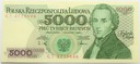 1988 5000 zł złotych Chopin seria CT