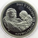 Jan Paweł II Cywilizacja Miłości SREBRO