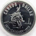 Kanada 1 dolar 1975 SREBRO, 100 lat Calgary