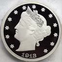 5 Centów 1913 Liberty Head SREBRO 999