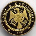 Brasher Dublon 1787 SREBRO 999 p.AU