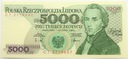 1988 5000 zł złotych Chopin seria CT