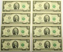 USA 8 x 2 Dolary 2009 KOLEJNE NUMERY