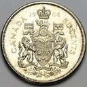 Kanada 50 Centów 1964 SREBRO
