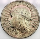 5 zł złotych 1933 Głowa kobiety Polonia SREBRO (3)