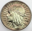 5 zł złotych 1934 Głowa kobiety Polonia SREBRO (6)