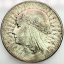 10 zł złotych 1932 Głowa kobiety Polonia SREBRO (5