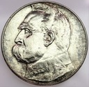10 zł złotych 1938 Józef Piłsudski SREBRO