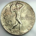 Czechosłowacja 50 koron 1948 Powstanie Praskie
