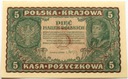 1919 5 Pięć Marek Polskich II Serja AE